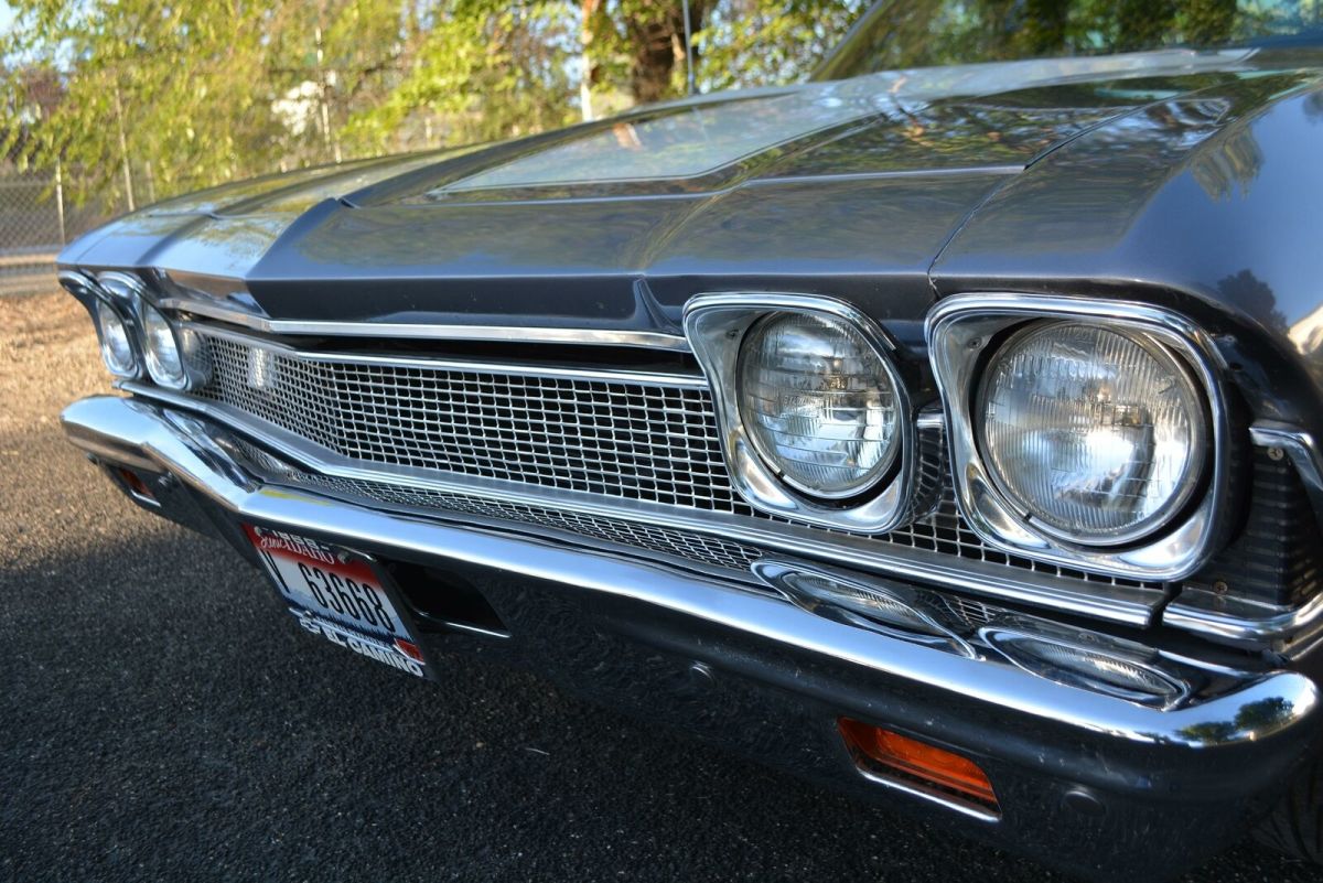 1968 chevrolet el camino custom 2,138 miles silver sport truck 427 cid v8 automa