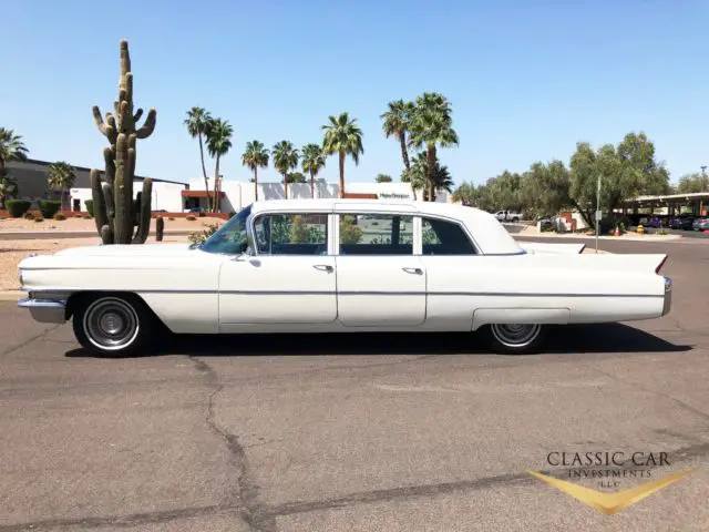 1963 cadillac fleetwood series 75 9 passenger limousine - only 66k orig. miles!!