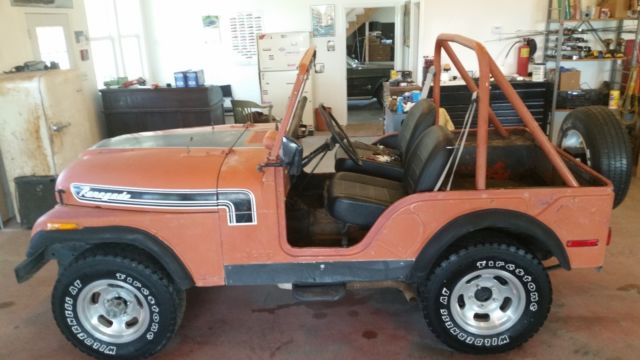 1974 jeep cj5 renegade. 360, 3 spd, 3.73 posi. needs cam. all brakes are new