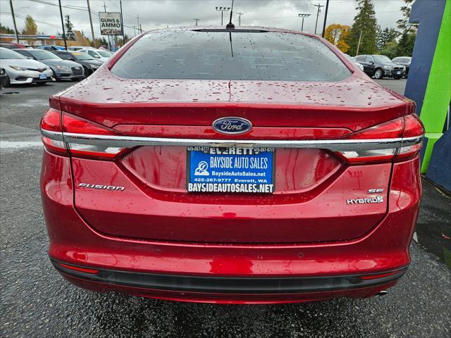 2018 ford fusion hybrid se