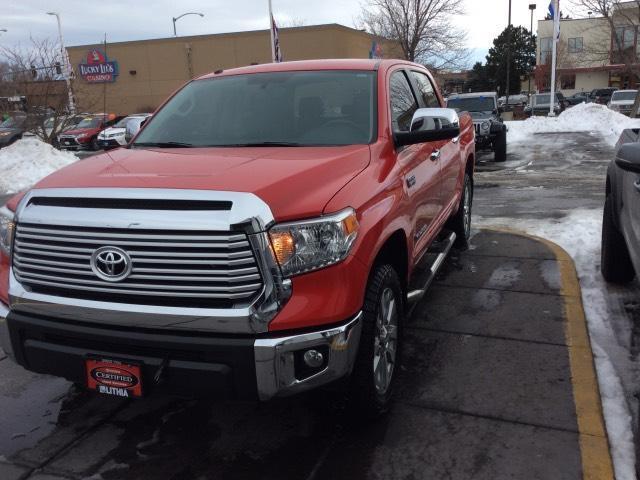 2014 toyota tundra limited 4x4 limited 4dr crewmax cab pickup sb (5.7l v8 ffv for sale in billings, montana