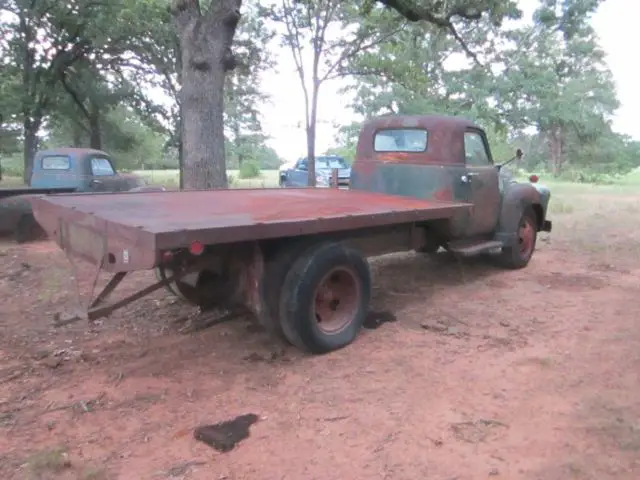 1950 chevy 6100 1.5 ton no reserve rat rod hauler shop truck patina flatbed
