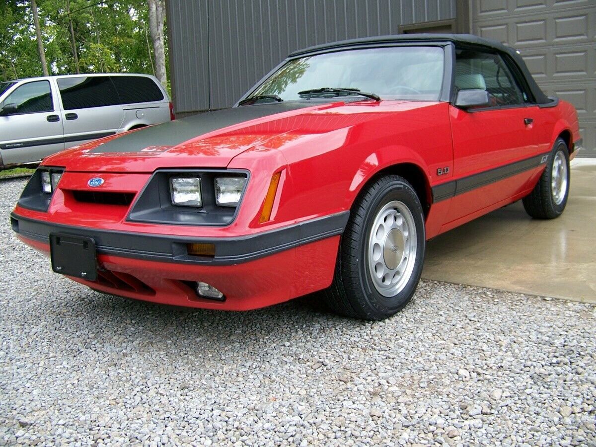 1986 mustang gt convertible 48k miles 5 speed
