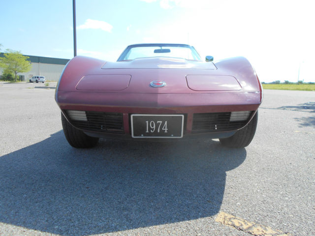 1974 chevrolet corvette c-3 roadster, l82 350 v/8, 4 speed, factory a/c hard top