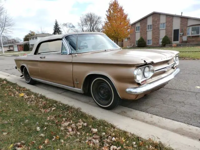 1964 corvair monza convertible automatic air conditioned barn stored 35+ years