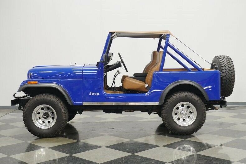 classic vintage jeep cj-7 258 inline 6