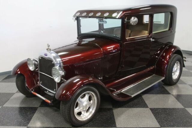 classic vintage chrome tan leather automatic wilwood american racing edelbrock