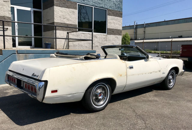 1973 mercury cougar xr7 convertible q code original white low miles clear title