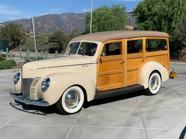 1940 ford woody woodie fully restored / custom real wood cnc motors upland ca