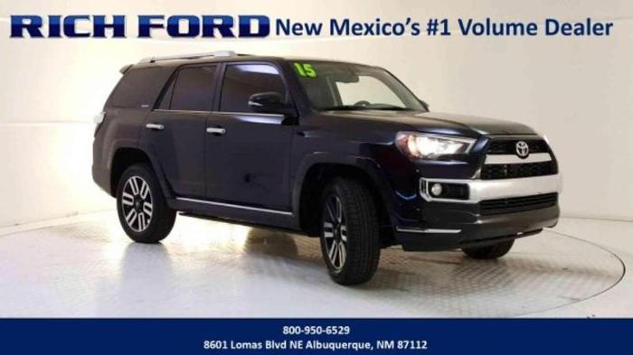 2015 toyota 4runner sr5 4x4 sr5 4dr suv for sale in albuquerque, new mexico