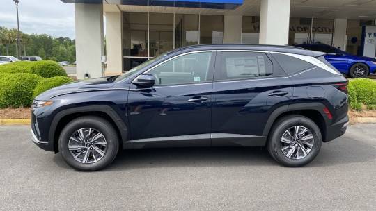 2024 Hyundai Tucson hybrid blue