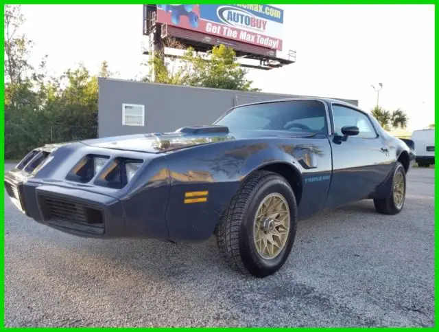 1981 pontiac firebird trans am 4.9 v8 florida no reserve!