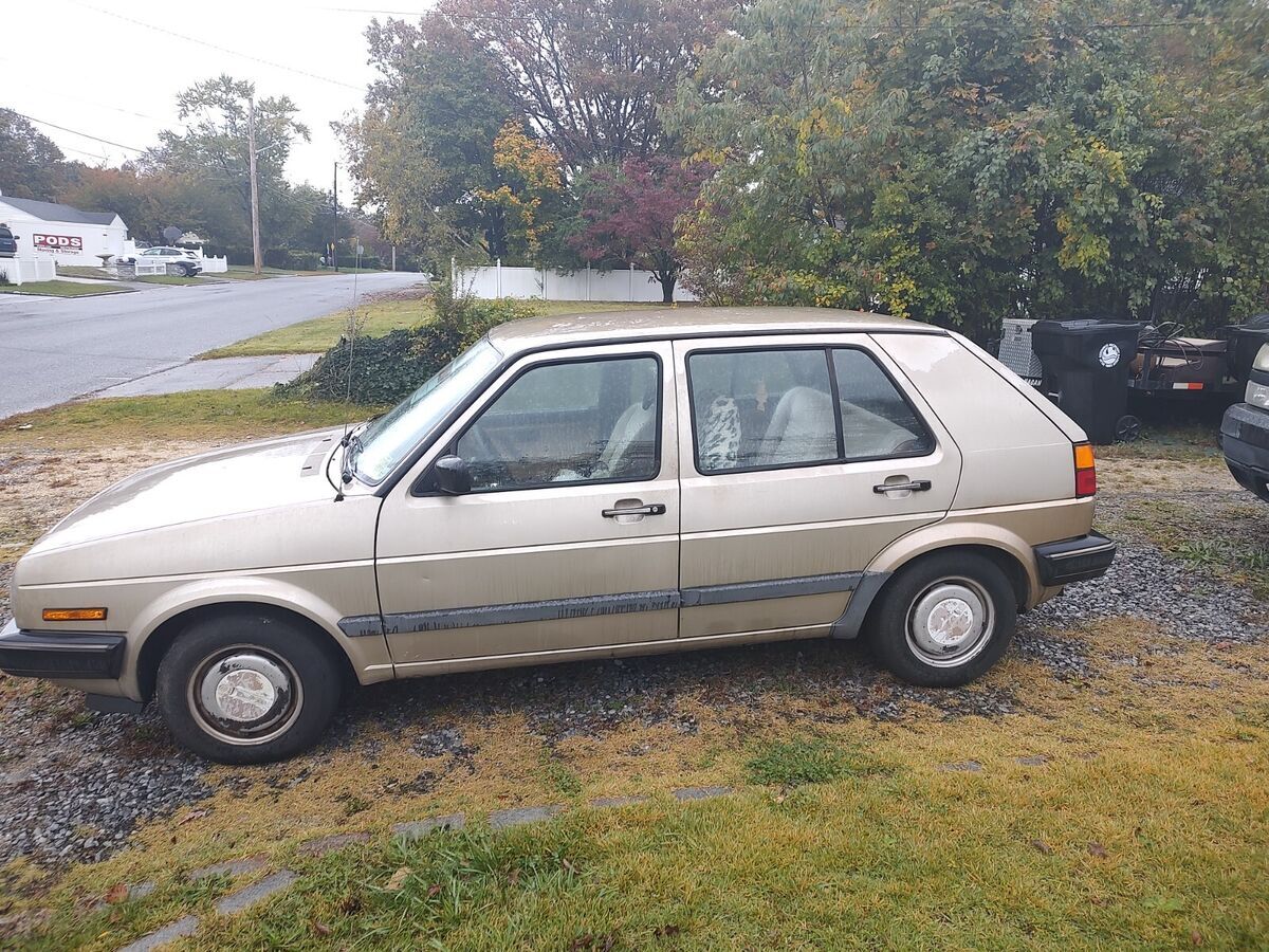 1988 volkswagen golf 4-door hatchback 50.400 miles