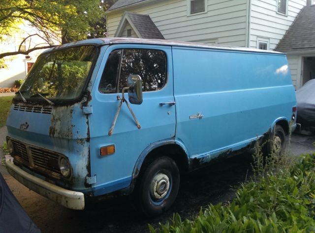 1969 chevy 108 g20 extended cargo van - no reserve!