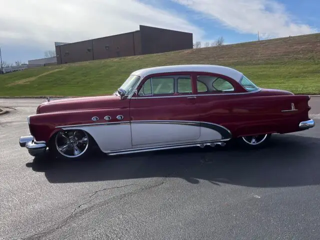 1953 buick special coupe red rwd automatic special