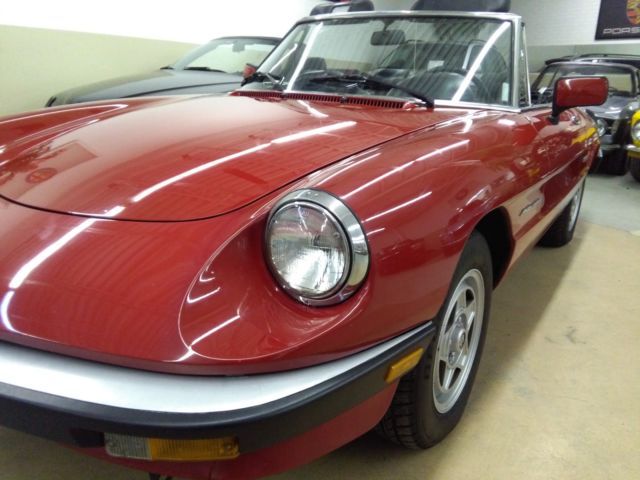 1988 alfa romeo spider veloce ***original paint***no reserve***