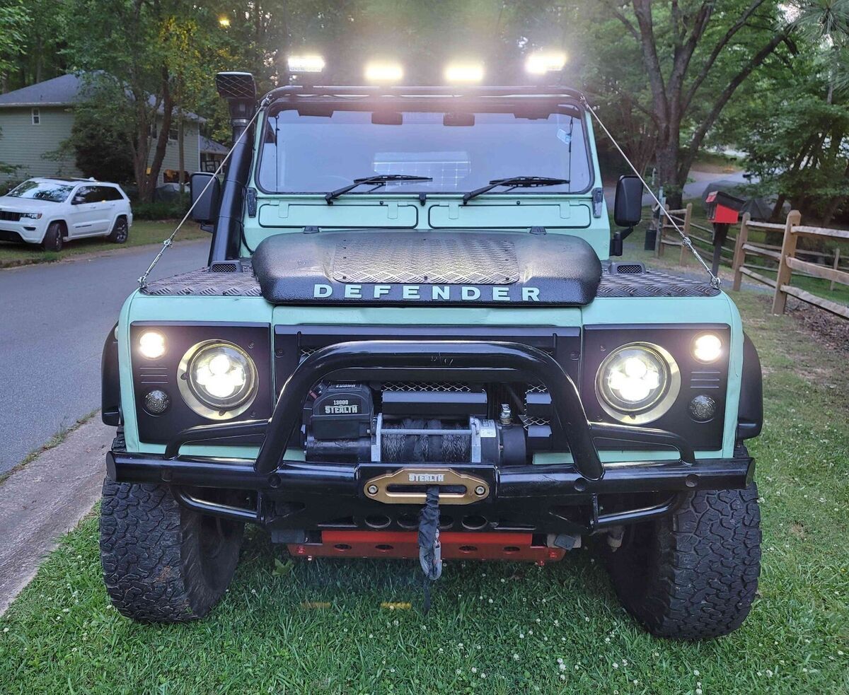 1990 land rover defender suv green county