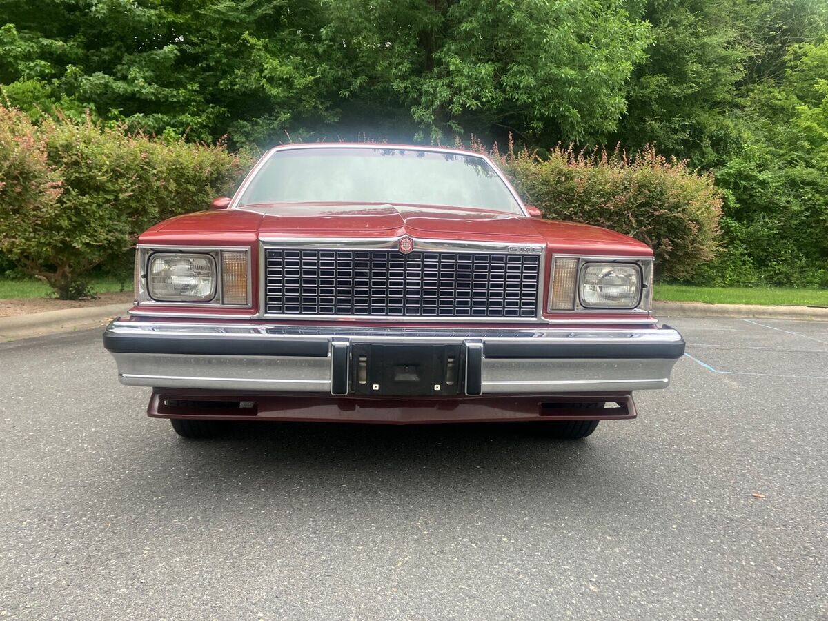 1978 gmc caballero pickup red rwd automatic diablo