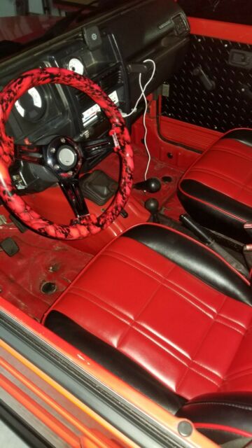 1993 suzuki samurai convertible red 4wd manual (very solid body 98% free rust)