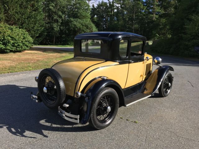 1930 ford model a 5-window rumble seat coupe