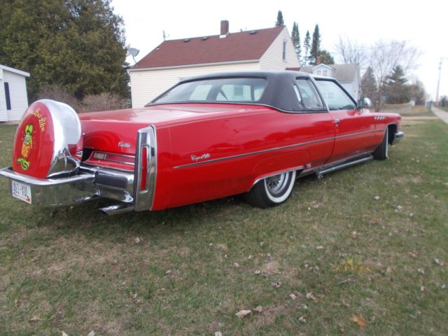 1976 cadillac brielle red