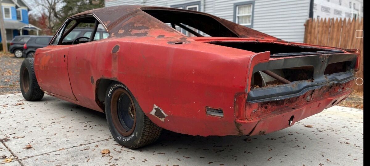 1969 dodge charger orange