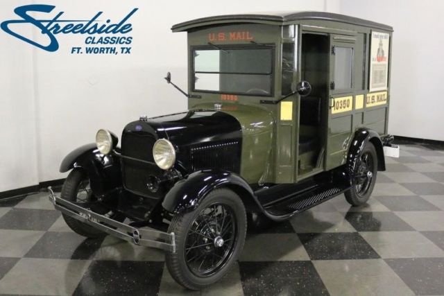 1929 ford model a 47 miles green pickup truck 200 ci 4 cylinder 3 speed manual