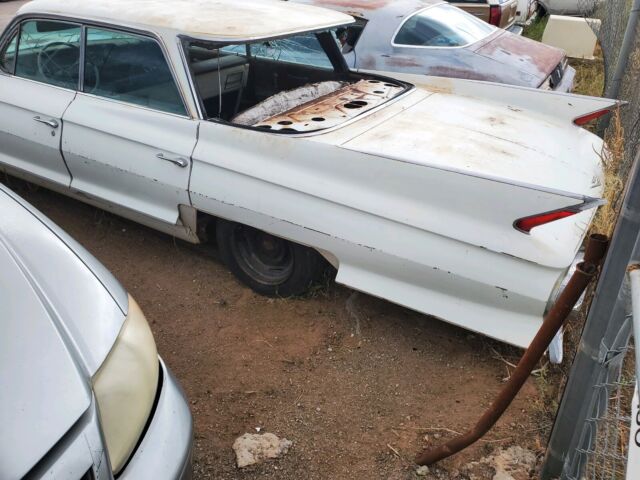 1961 cadillac de ville coupe white fwd automatic