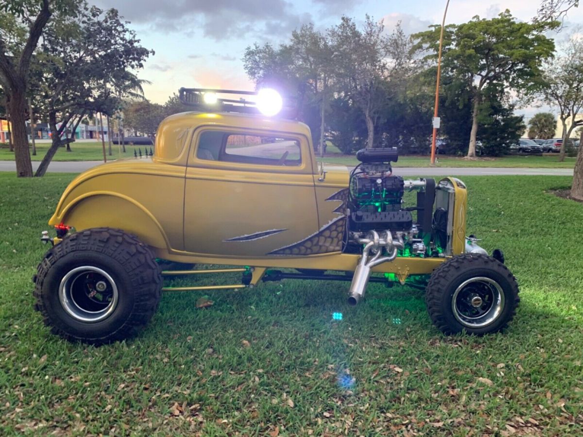 1932 ford big block 468 4x4 3 window coupe ((make america great again)) trades??
