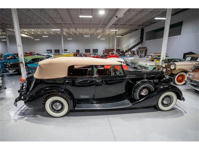 1937 packard super eight in rogers, minnesota