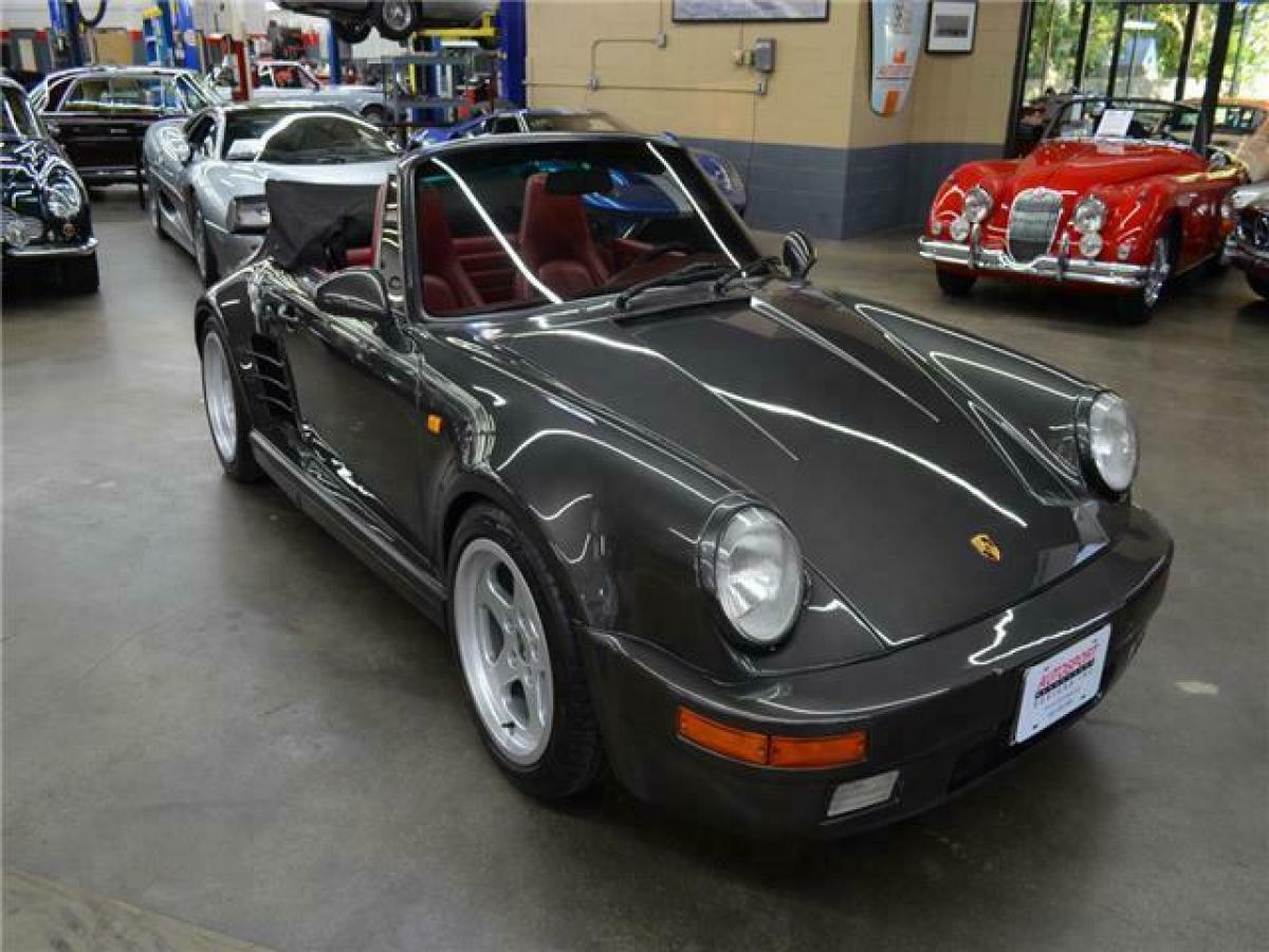 1989 porsche 911 cabriolet 32883 miles slate grey metallic convertible manual