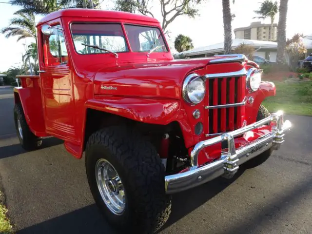 rare willys pick-up truck 4x4, a/c, mint, original 6-226 super hurricane