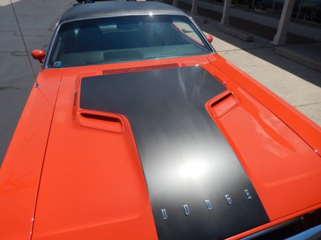 1972 dodge challenger rallye hemi orange match#s 340 rotisserie restoration