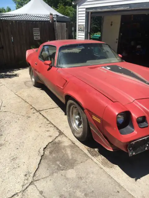1980 z28 camaro relisted due to non paying bidder