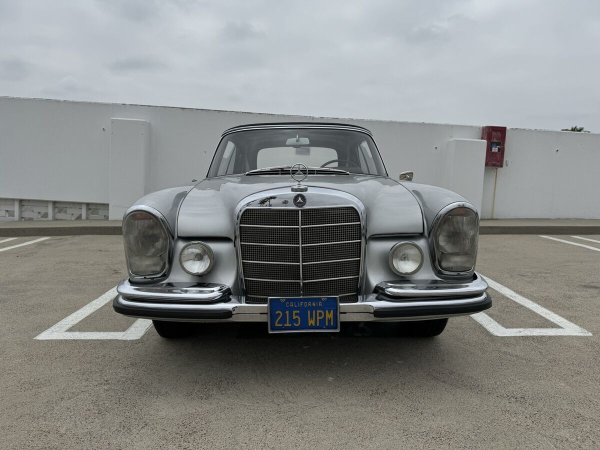 1963 mercedes-benz 220 se cabriolet convertible grey 4 speed manual