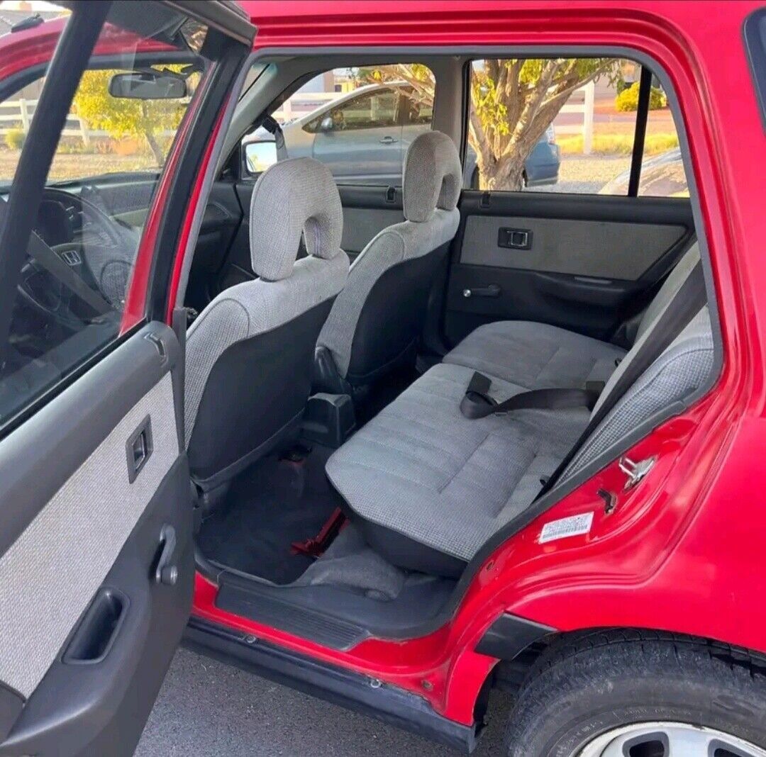 1991 honda civic wagon red 4wd manual