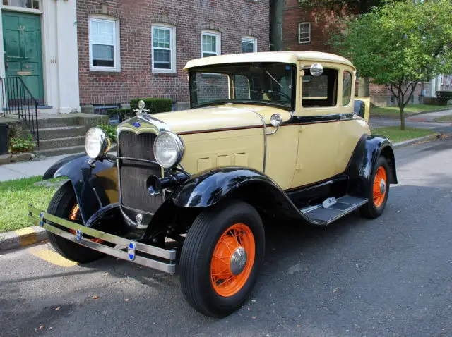 1930 ford model-a coupe 5-window rumble seat coupe