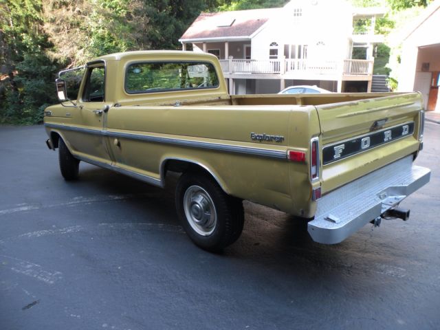 1972 ford f-250 (3/4 ton) camper special - original paint - true az truck