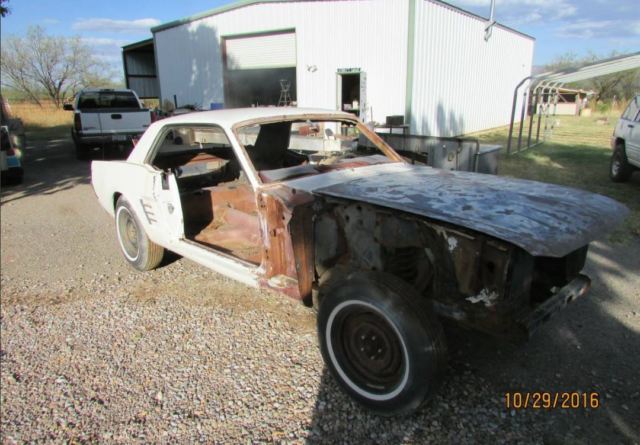1966 mustang project coupe body 66 c-code shell