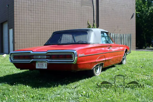 1966 ford thunderbird convertible - rare q code 428! 49k original miles!
