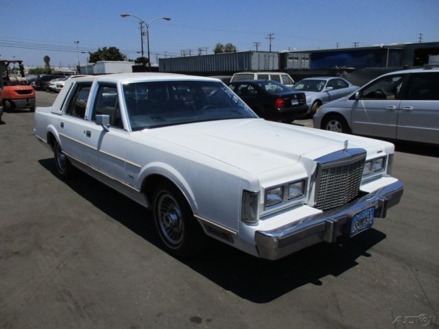 c 1987 lincoln town car used 5l v8 16v automatic no reserve