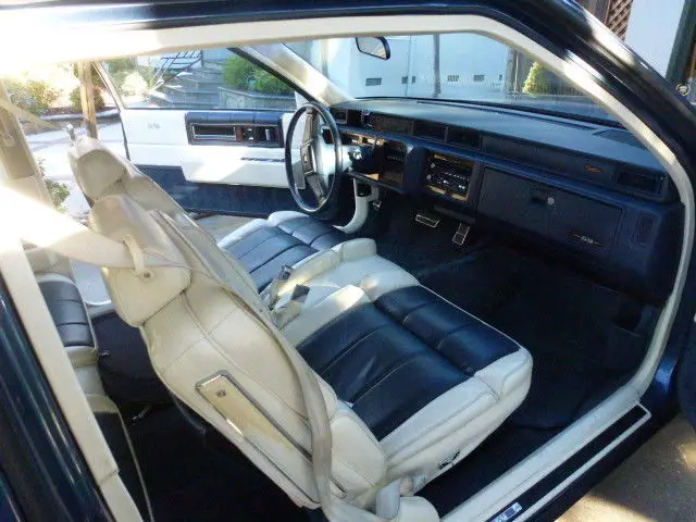 1987 cadillac coupe deville excellent condition 2 door blue excellent 55 k mile