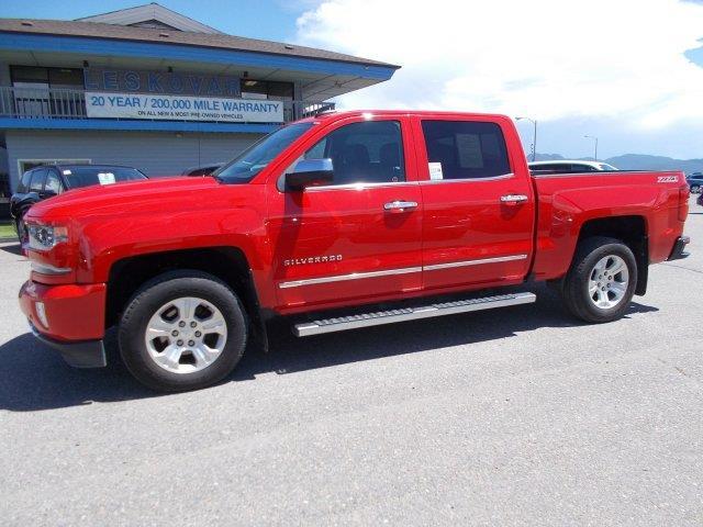 2016 chevrolet silverado 1500 ltz 4x4 ltz 4dr crew cab 5.8 ft. sb for sale in butte, montana