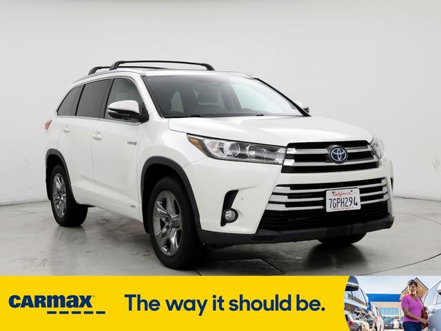 2017 toyota highlander hybrid limited platinum