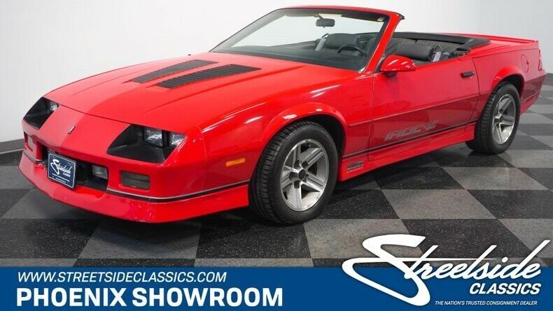 v8 original actual auto classic vintage collector chevy droptop red black