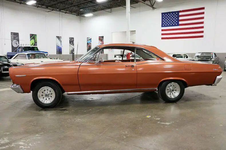 1966 mercury comet 27911 miles orange copper 200ci 6-cyl 3-speed automatic