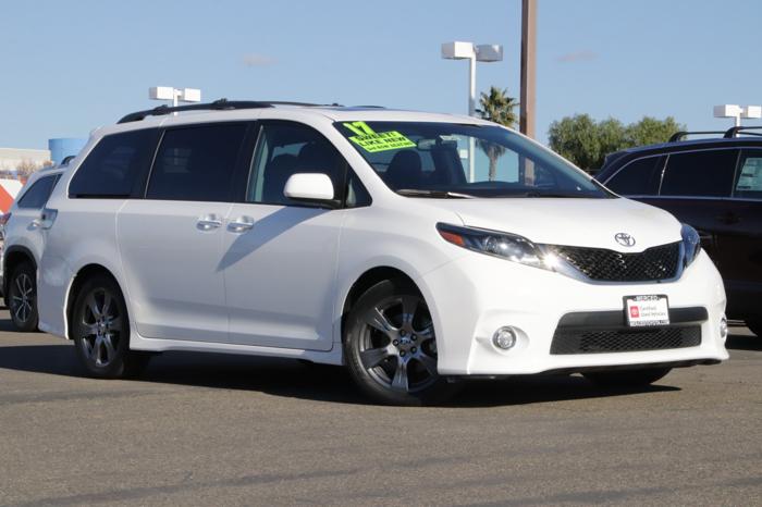 certified 2017 toyota sienna se merced, ca 95340 for sale in merced, california