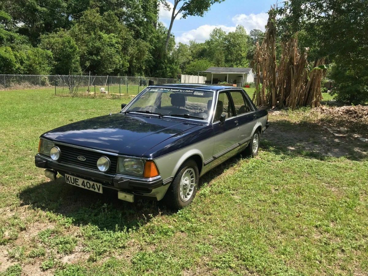 1980 ford granada ghia british ford v6 auto imported from uk, similar to cortina