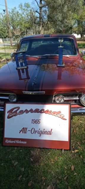 1965 plymouth barracuda gran coupe 32,000 milesj 95% original