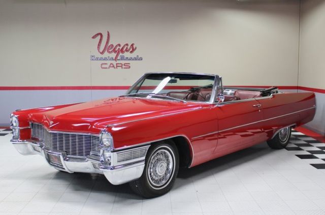 1965 cadillac convertible! great driver! a/c, go cruise!